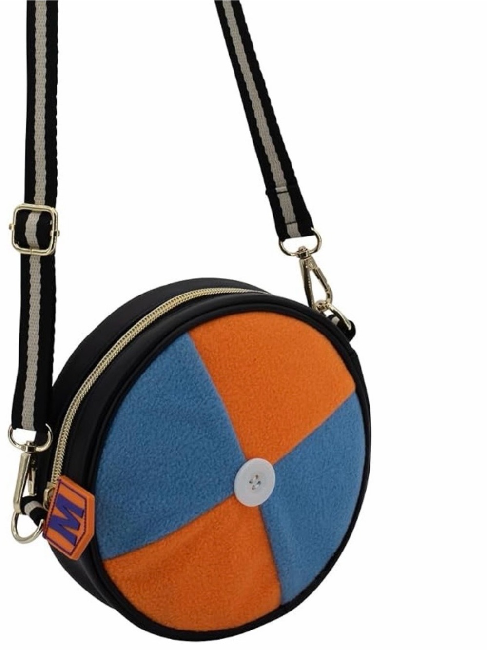 Blippi’s Meekah Colorblock Crossbody Bag in Blue & Orange